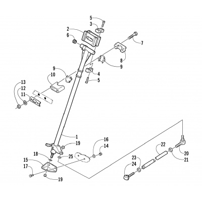 STEERING POST ASSEMBLY