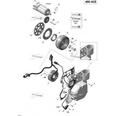 Magneto And Electric Starter Mxz Sport