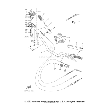 STEERING HANDLE CABLE