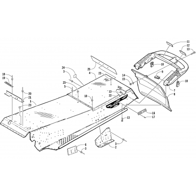 TUNNEL AND REAR BUMPER