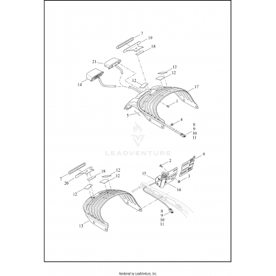 LICENSE PLATE BRACKETS - FXSB