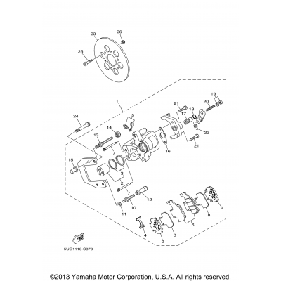 Rear Brake Caliper