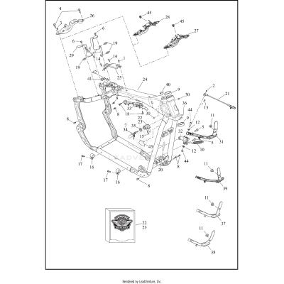 FRAME AND JIFFY STAND