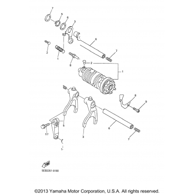 Shift Cam Fork