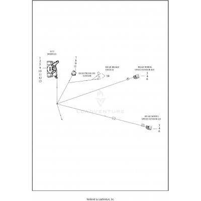 WIRING HARNESS, MAIN - FLHTCUTG, FLHTCUTGANV (8 OF 10)