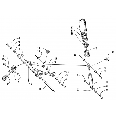 REAR SUSPENSION - FRONT ARM