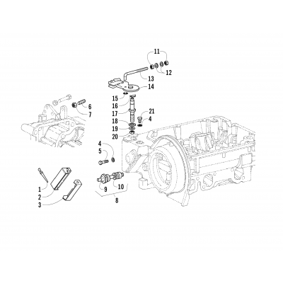 THROTTLE CONTROL AND LOCKED TORQUE DEVICE ASSEMBLIES