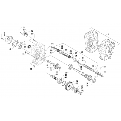 TRANSMISSION RIGHT-SIDE ASSEMBLY