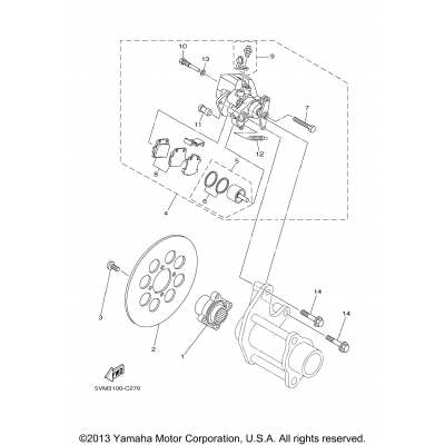 Rear Brake Caliper