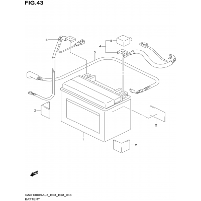 BATTERY (GSX1300RAL3 E33)