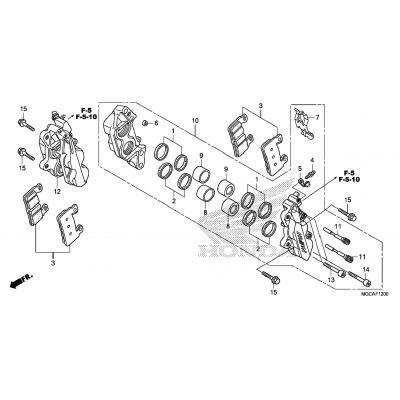 FRONT BRAKE CALIPER