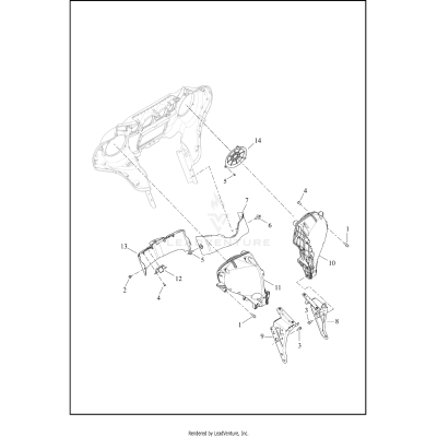 FAIRING, INNER - FLHTP (2 OF 2)