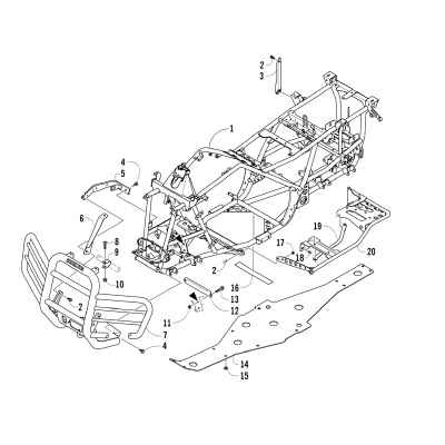 FRAME AND RELATED PARTS