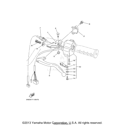 HANDLE SWITCH LEVER