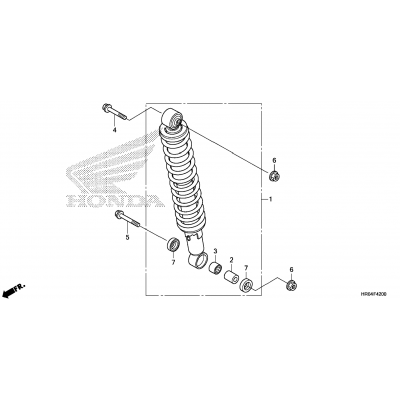 REAR SHOCK ABSORBER