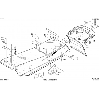 TUNNEL AND REAR BUMPER