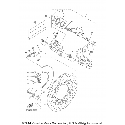 Rear Brake Caliper