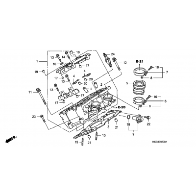 RIGHT CYLINDER HEAD