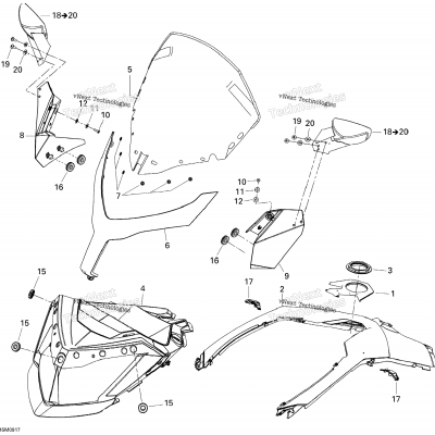 Windshield And Console