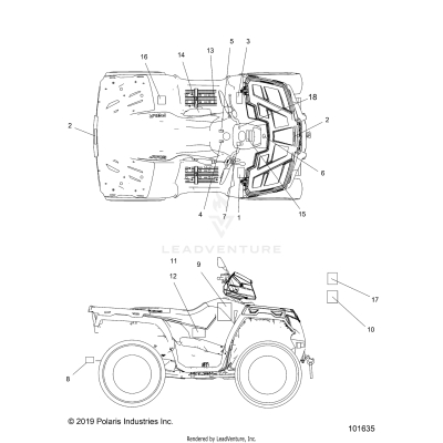 BODY, DECALS - A19SEP57C1/SES57C1/2/5/K/E1/E2/E5/EK/SET57C1/2/E1/E2/SEF57C2 [101635]
