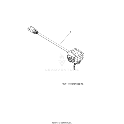 STEERING, CONTROLS, THROTTLE ASM. and CABLE - A19SHE57FP [49ATVCONTROLS15TRCTR]
