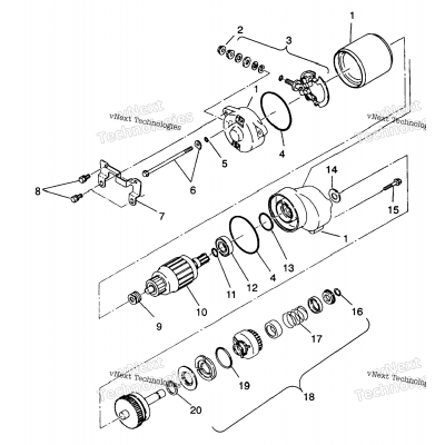 Starting Motor 4X4 250