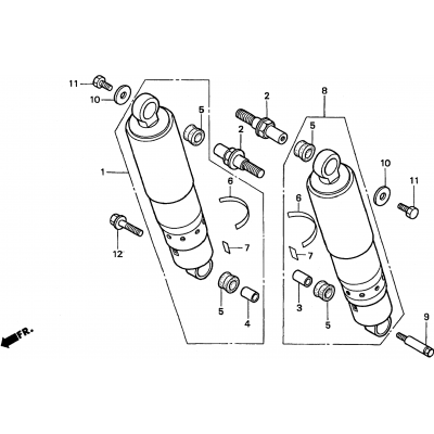 REAR SHOCK ABSORBER