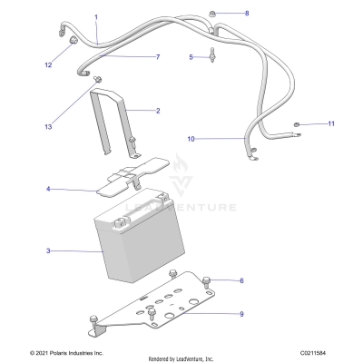 ELECTRICAL, BATTERY - A25SXN85A4 (C0211584)