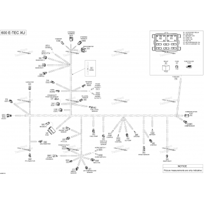 Electrical Harness - 600 E-Tec