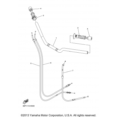 Steering Handle Cable