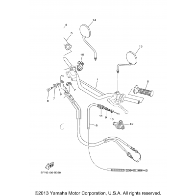 Steering Handle Cable