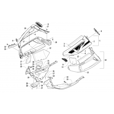 SKID PLATE AND SIDE PANEL ASSEMBLY