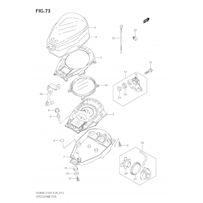SPEEDOMETER (VL800C  E28)