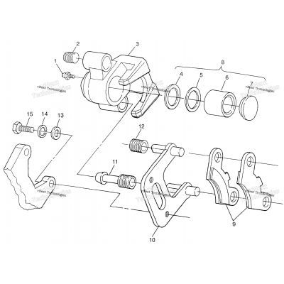 Front Brake Sportsman 500