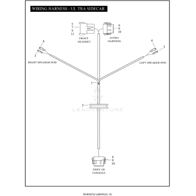 WIRING HARNESS - ULTRA SIDECAR