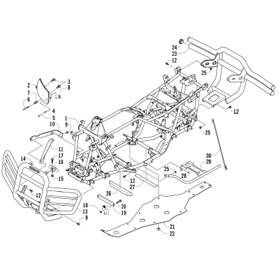 FRAME AND RELATED PARTS