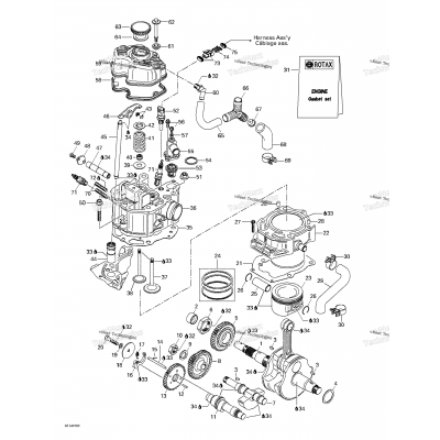 Crankshaft, Pistons And Cylinder