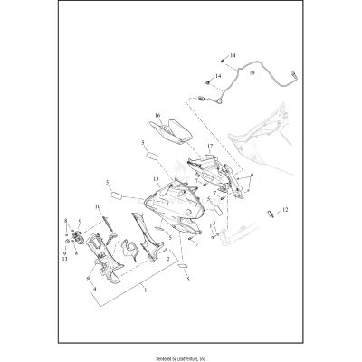 FAIRING, INNER (2 OF 2)