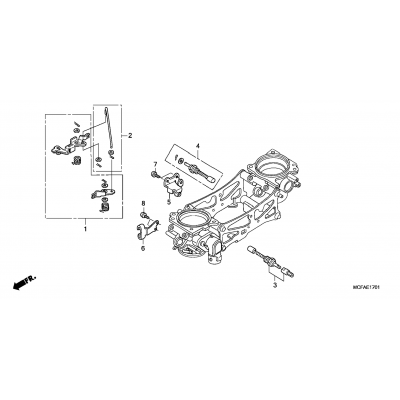 THROTTLE BODY (COMPONENT PARTS)