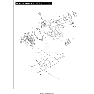 TRANSMISSION BEARINGS & COVERS