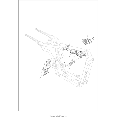 WIRING HARNESS, MAIN, KEYLESS, ABS (4 OF 4)