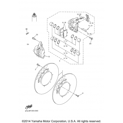 Front Brake Caliper