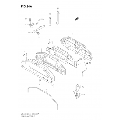 SPEEDOMETER (AN650K7/K8/K9)