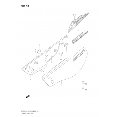 FRAME COVER (MODEL K6/K7/K8)