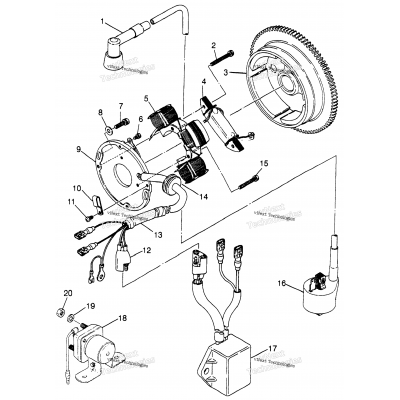 Magneto Trail Blazer W97ba25c (4940124012D011)