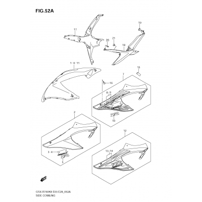 SIDE COWLING (MODEL K9)