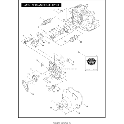 CAMSHAFTS AND CAM COVER - TWIN CAM 88B™