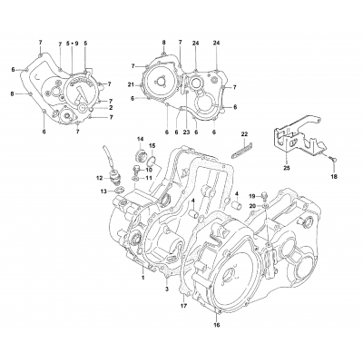 CRANKCASE COVER ASSEMBLY