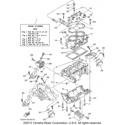 Cylinder Crankcase 1