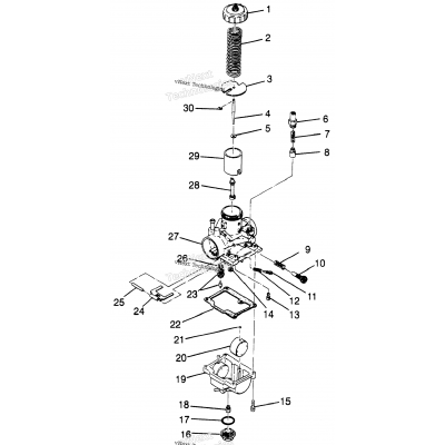 Carburetor Trail Blazer W97ba25c (4940124012D005)